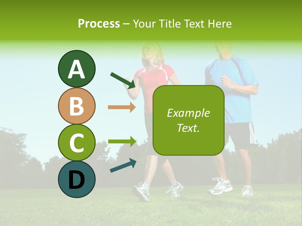 Being Move Woman PowerPoint Template