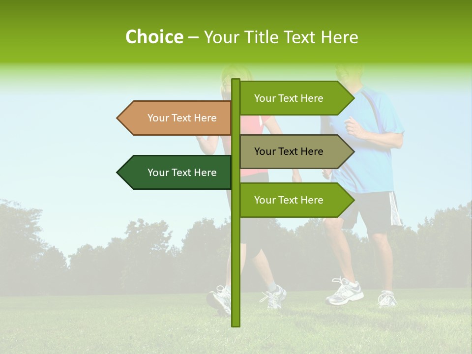 Being Move Woman PowerPoint Template