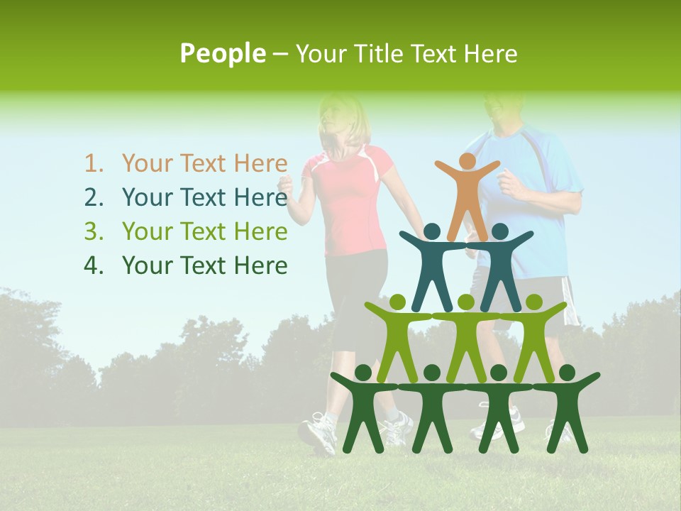 Being Move Woman PowerPoint Template