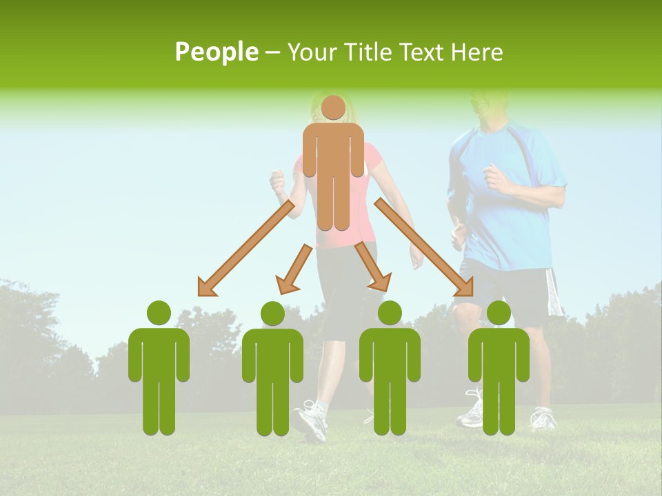 Being Move Woman PowerPoint Template