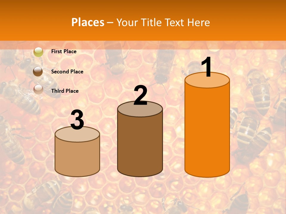 Hexagon Backgrounds Beeswax PowerPoint Template