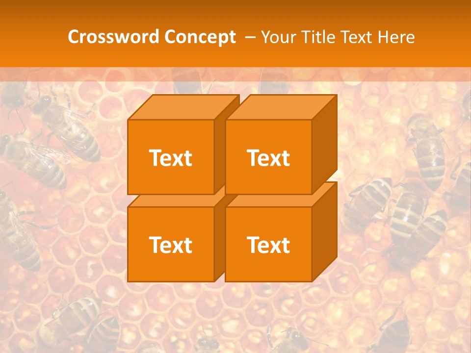 Hexagon Backgrounds Beeswax PowerPoint Template