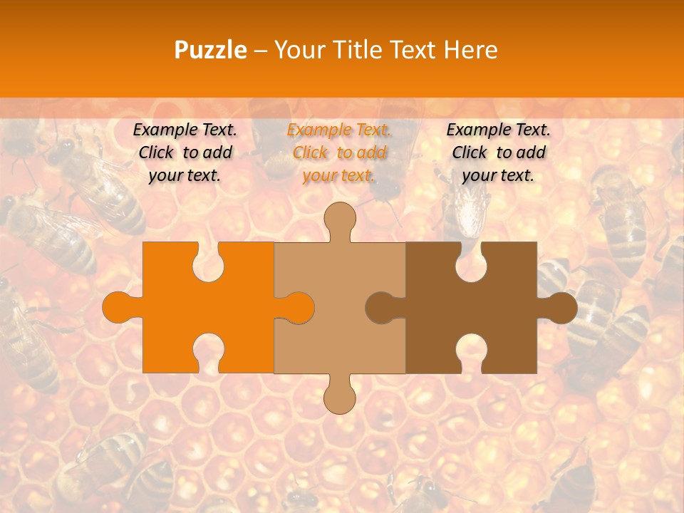 Hexagon Backgrounds Beeswax PowerPoint Template