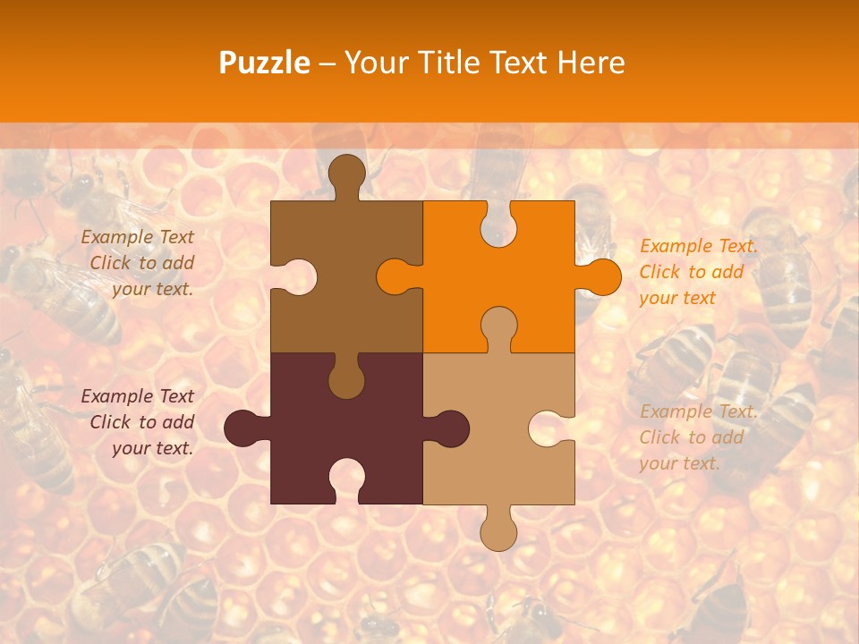 Hexagon Backgrounds Beeswax PowerPoint Template