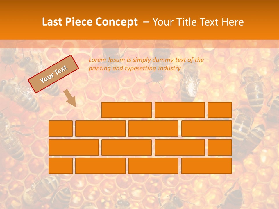 Hexagon Backgrounds Beeswax PowerPoint Template