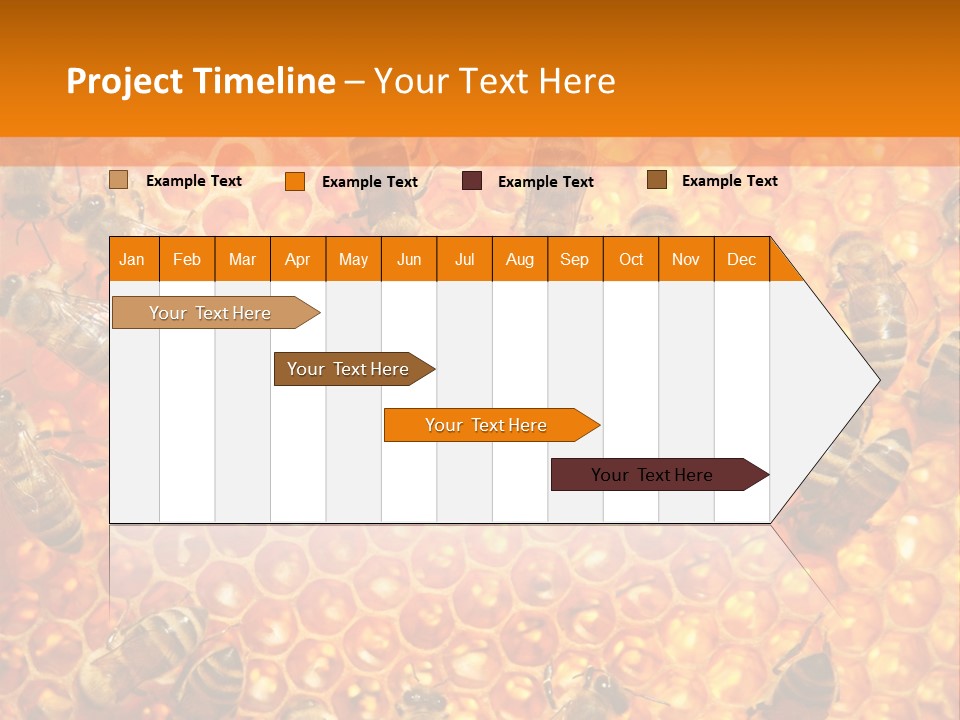 Hexagon Backgrounds Beeswax PowerPoint Template