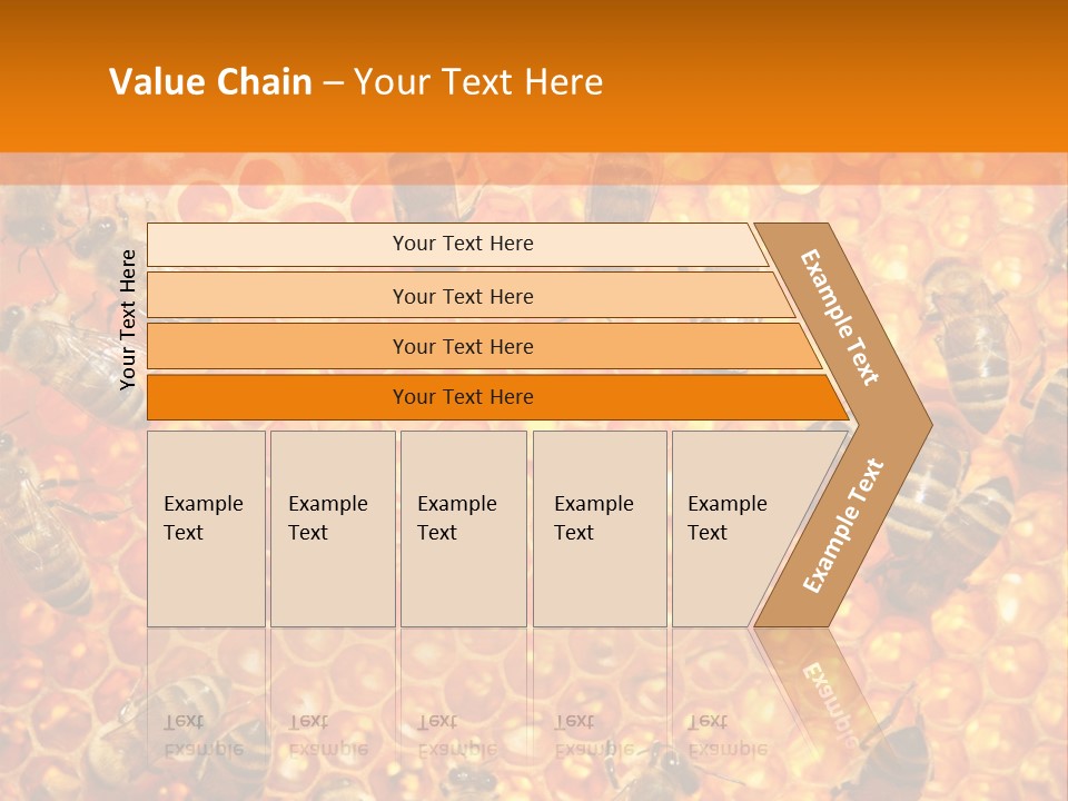 Hexagon Backgrounds Beeswax PowerPoint Template