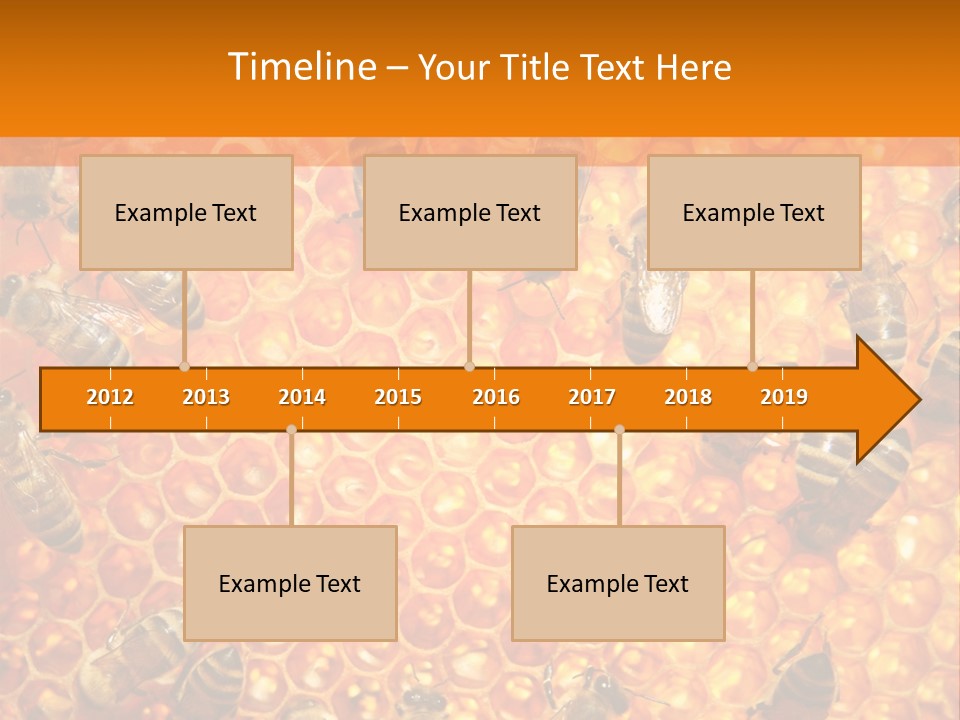 Hexagon Backgrounds Beeswax PowerPoint Template