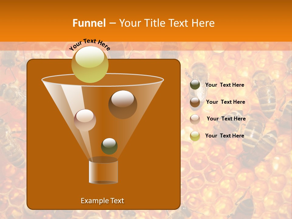 Hexagon Backgrounds Beeswax PowerPoint Template