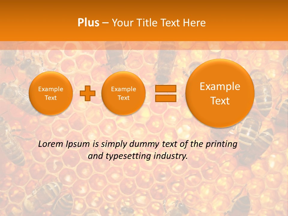 Hexagon Backgrounds Beeswax PowerPoint Template