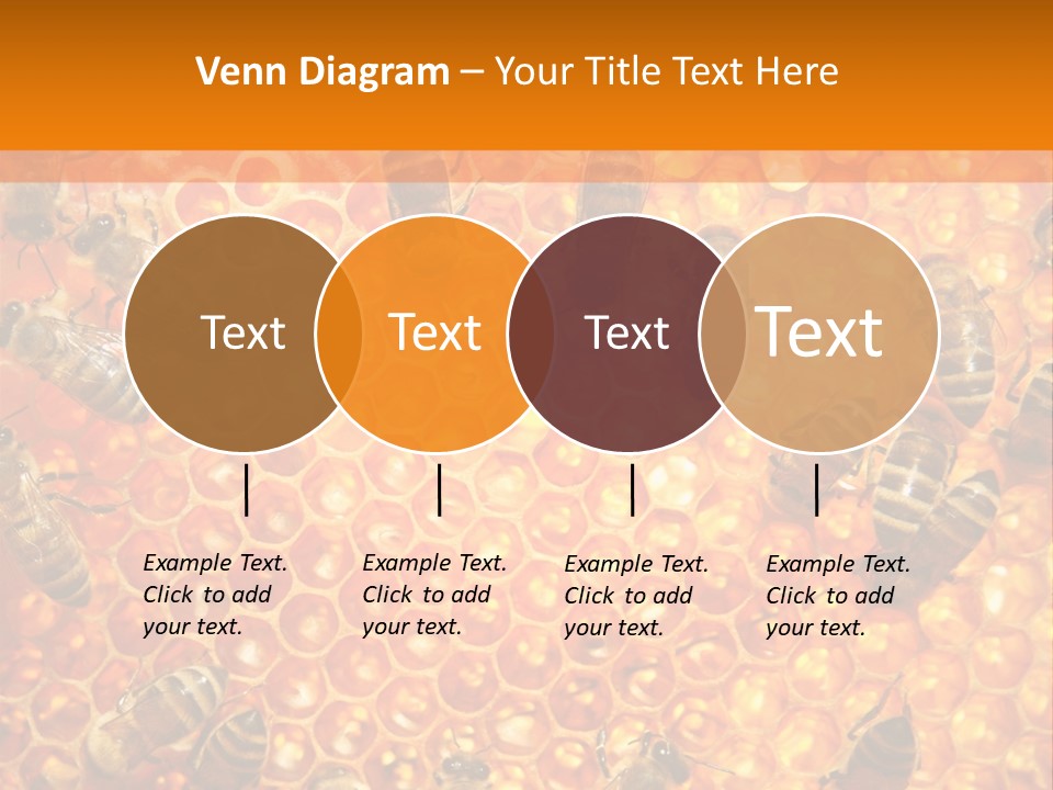 Hexagon Backgrounds Beeswax PowerPoint Template