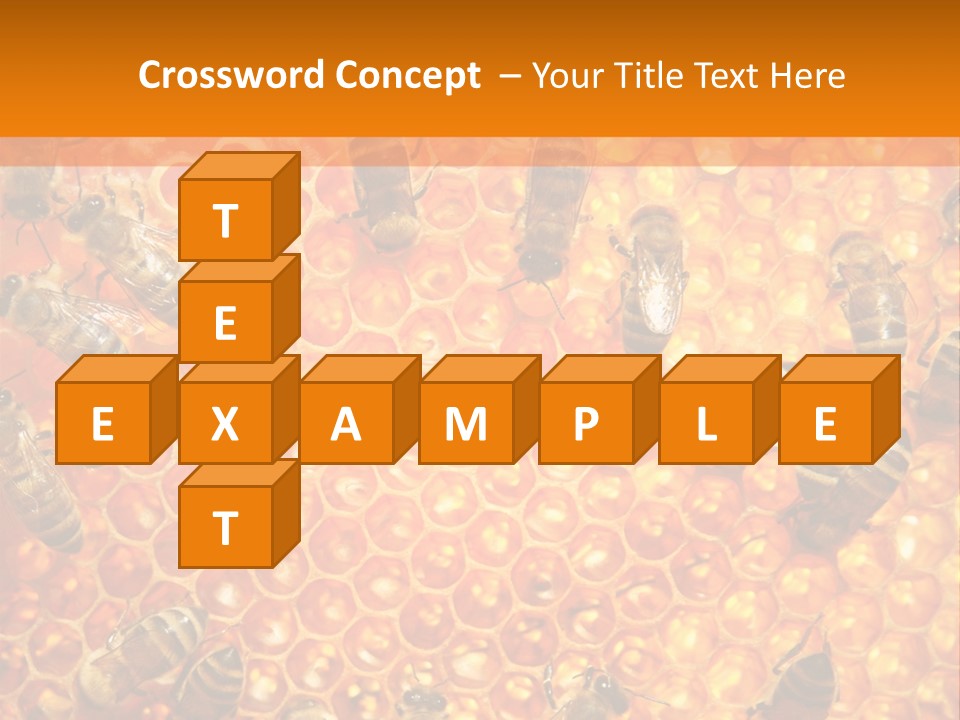 Hexagon Backgrounds Beeswax PowerPoint Template