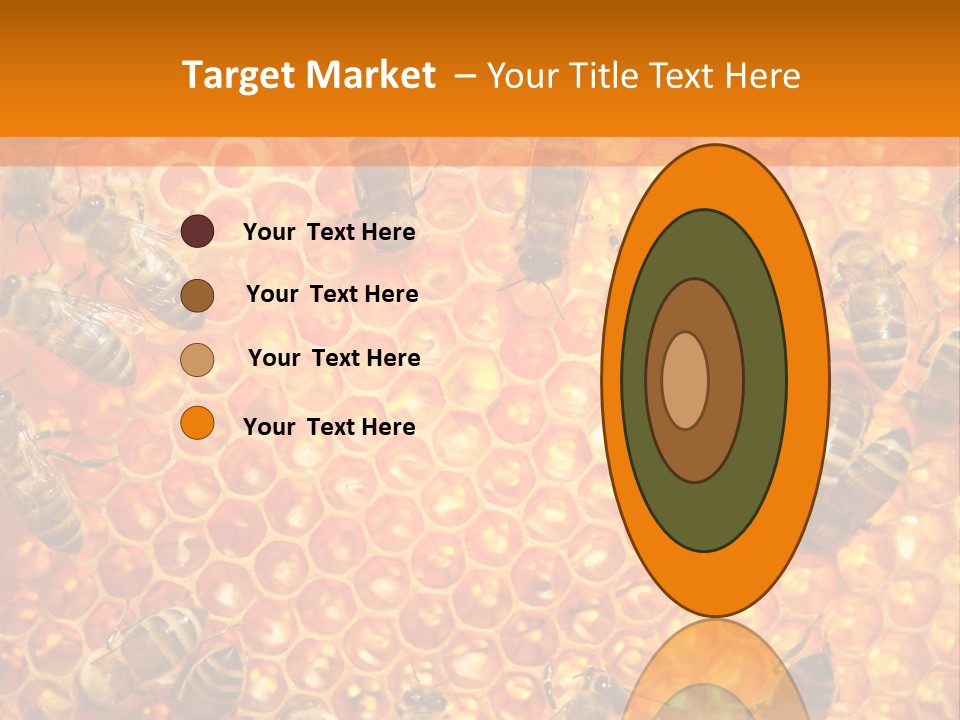 Hexagon Backgrounds Beeswax PowerPoint Template