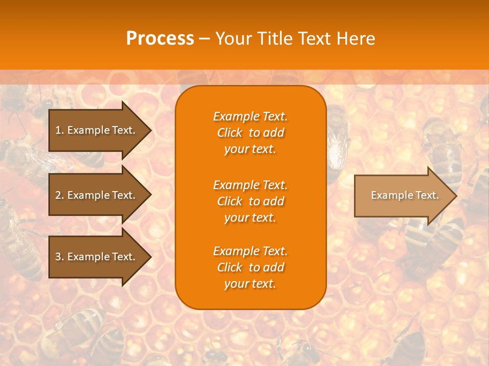Hexagon Backgrounds Beeswax PowerPoint Template