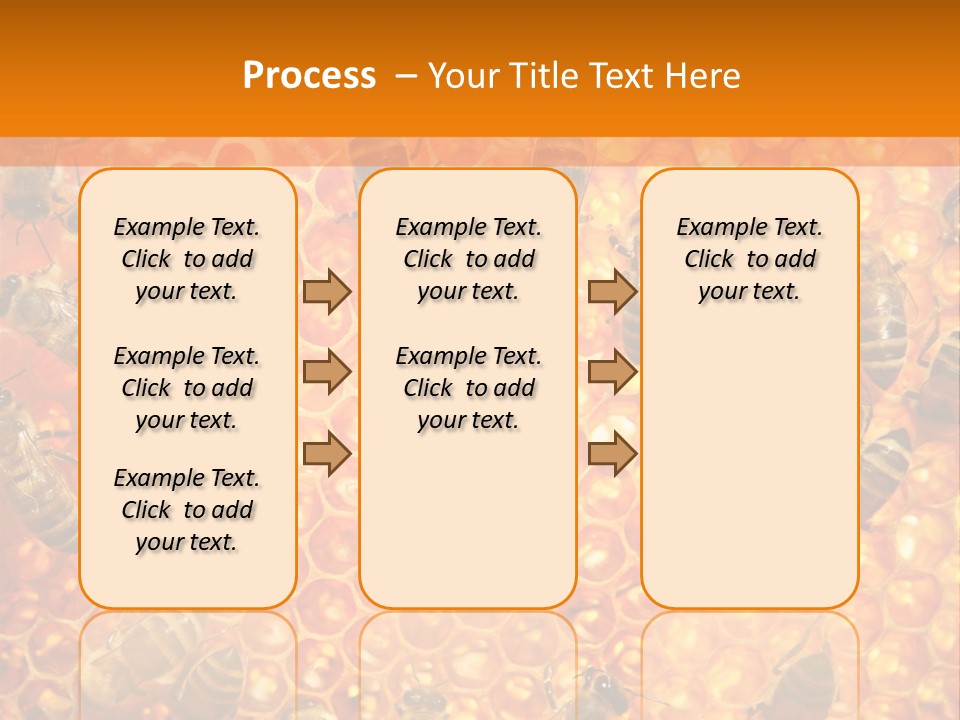 Hexagon Backgrounds Beeswax PowerPoint Template