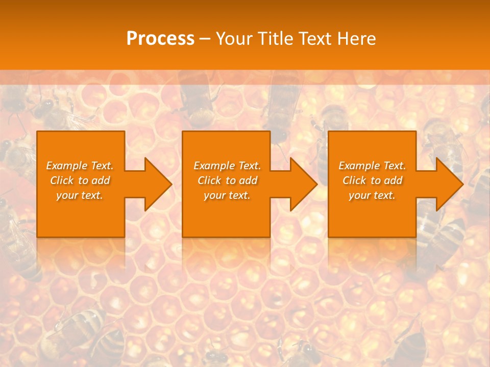 Hexagon Backgrounds Beeswax PowerPoint Template