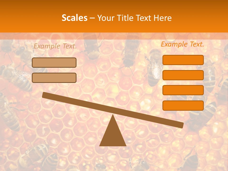 Hexagon Backgrounds Beeswax PowerPoint Template