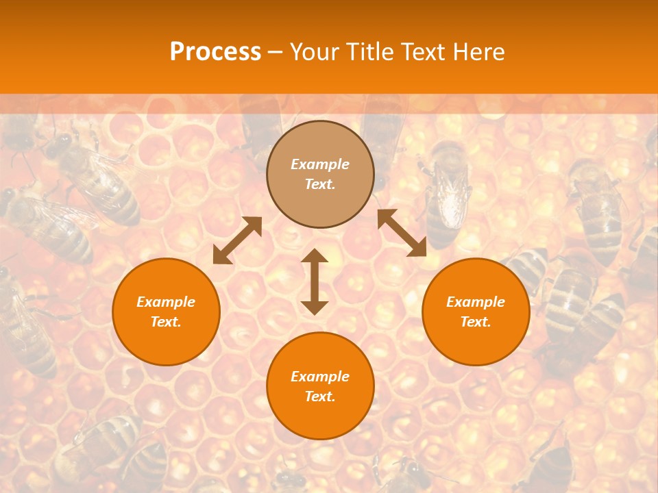 Hexagon Backgrounds Beeswax PowerPoint Template
