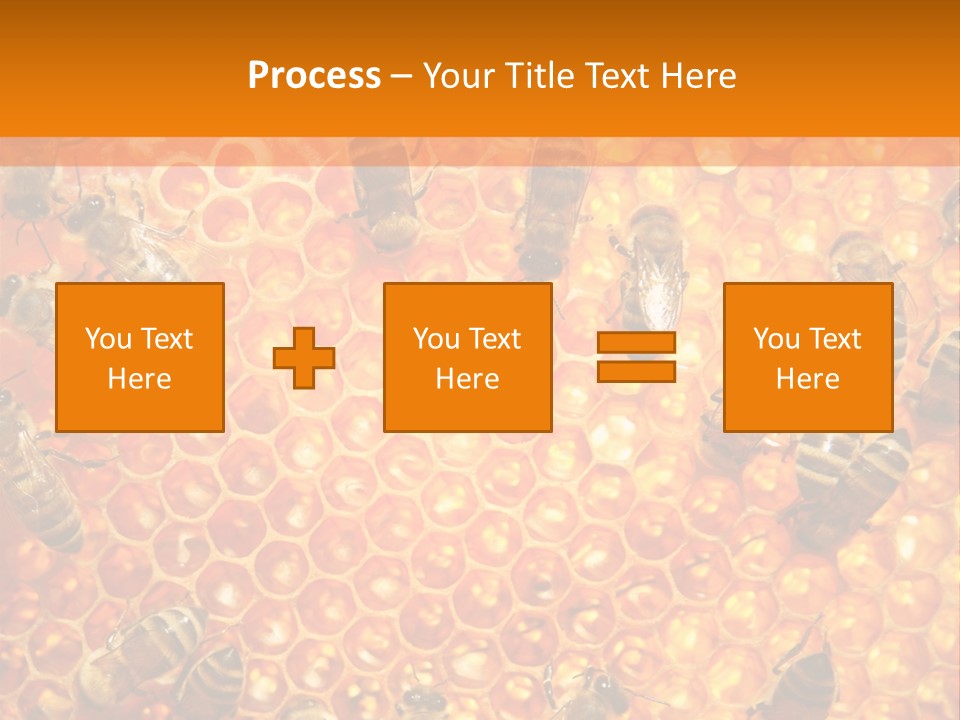 Hexagon Backgrounds Beeswax PowerPoint Template
