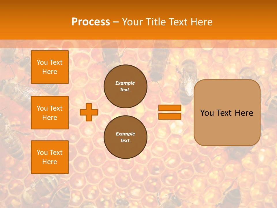 Hexagon Backgrounds Beeswax PowerPoint Template