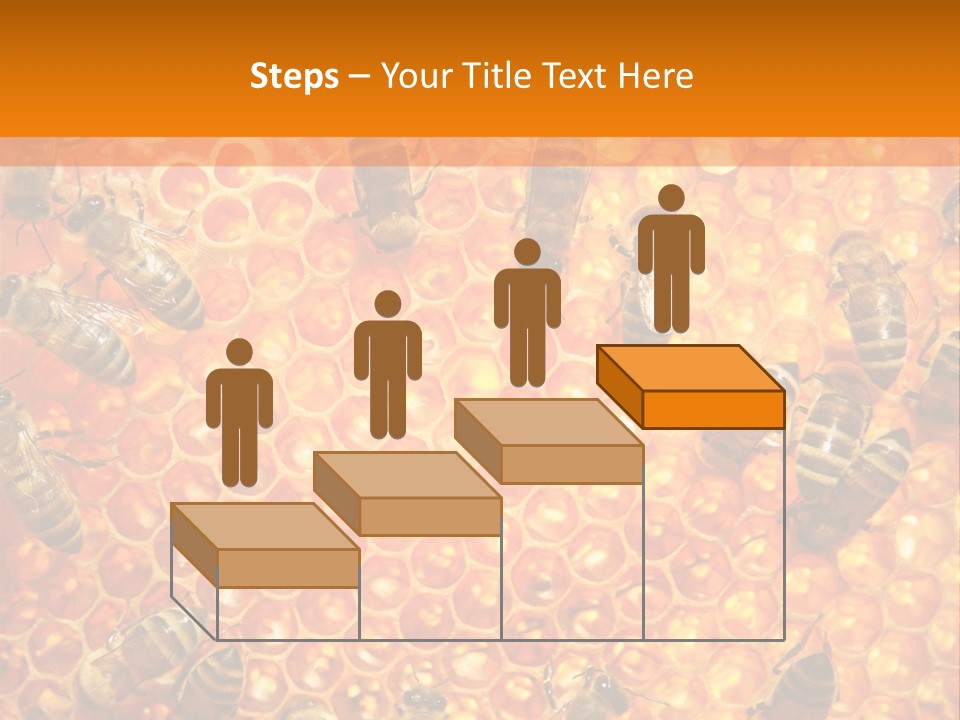 Hexagon Backgrounds Beeswax PowerPoint Template