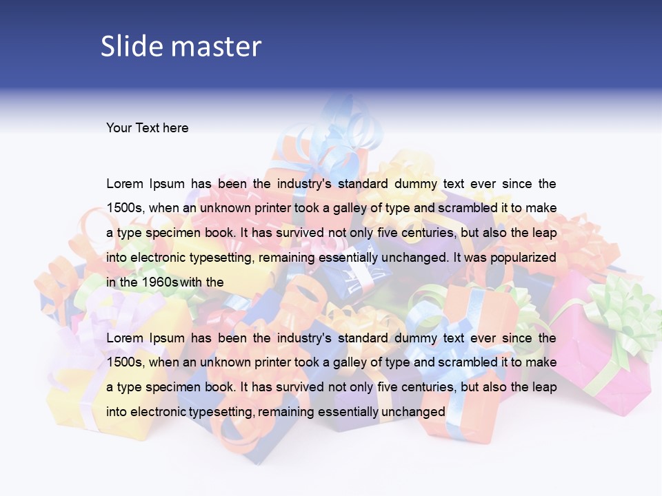 Birth Shall Be Exempt Jubilee PowerPoint Template