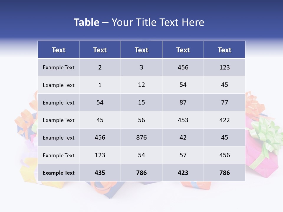 Birth Shall Be Exempt Jubilee PowerPoint Template