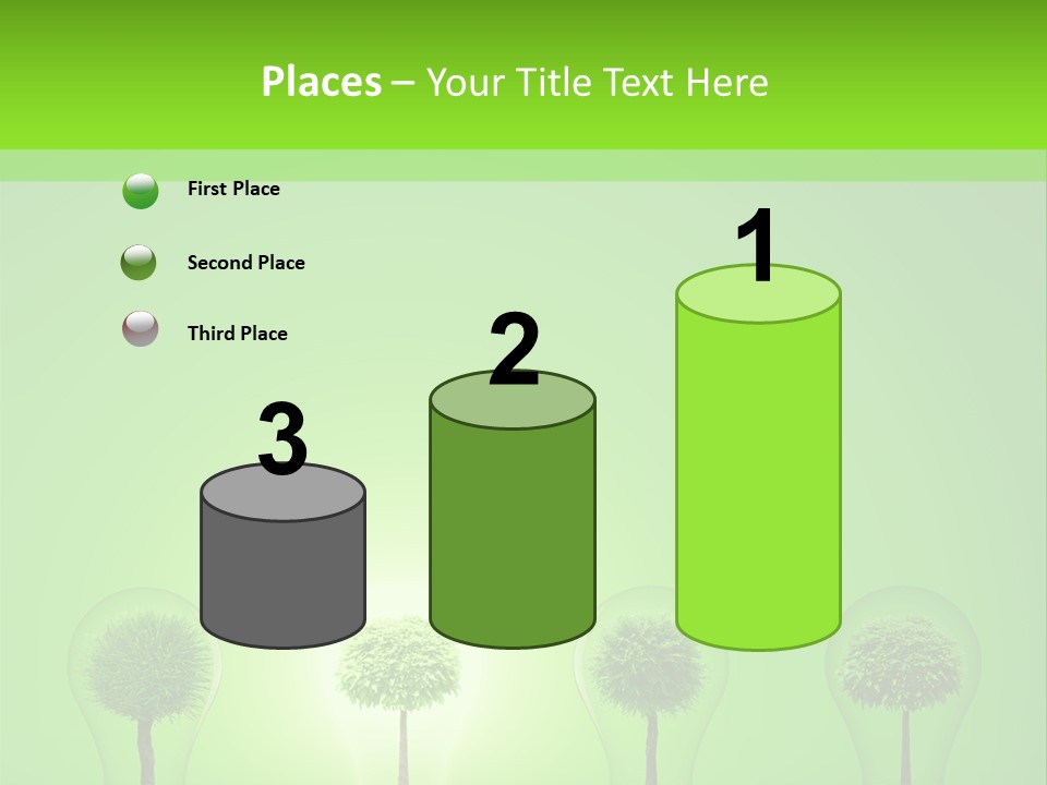 Lightbulb Grass Idea PowerPoint Template