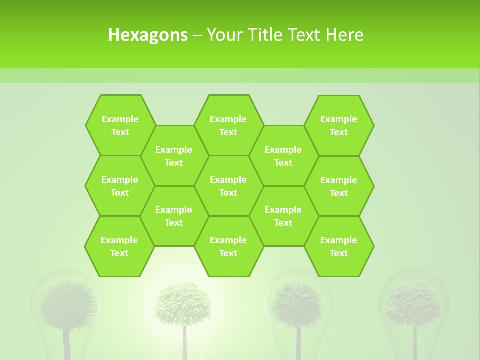 Lightbulb Grass Idea PowerPoint Template