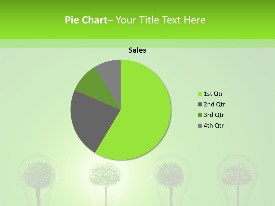 Lightbulb Grass Idea PowerPoint Template