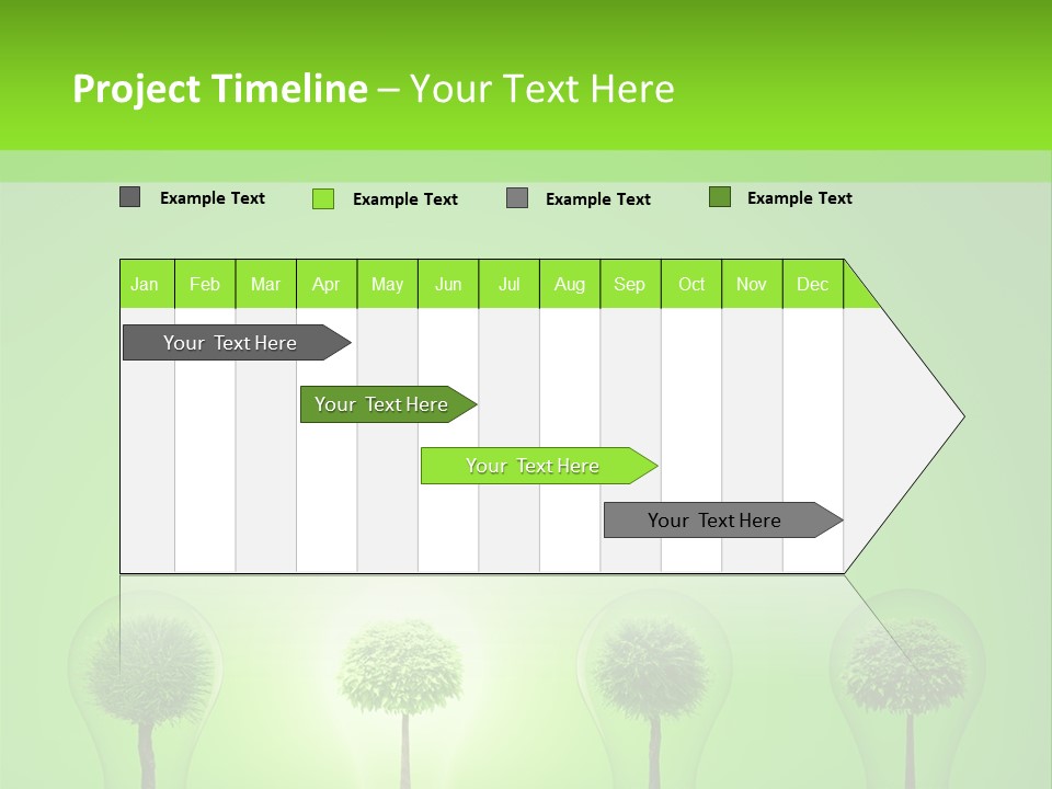 Lightbulb Grass Idea PowerPoint Template