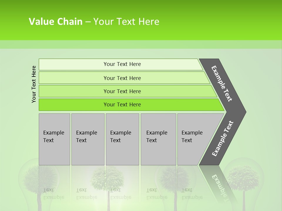 Lightbulb Grass Idea PowerPoint Template