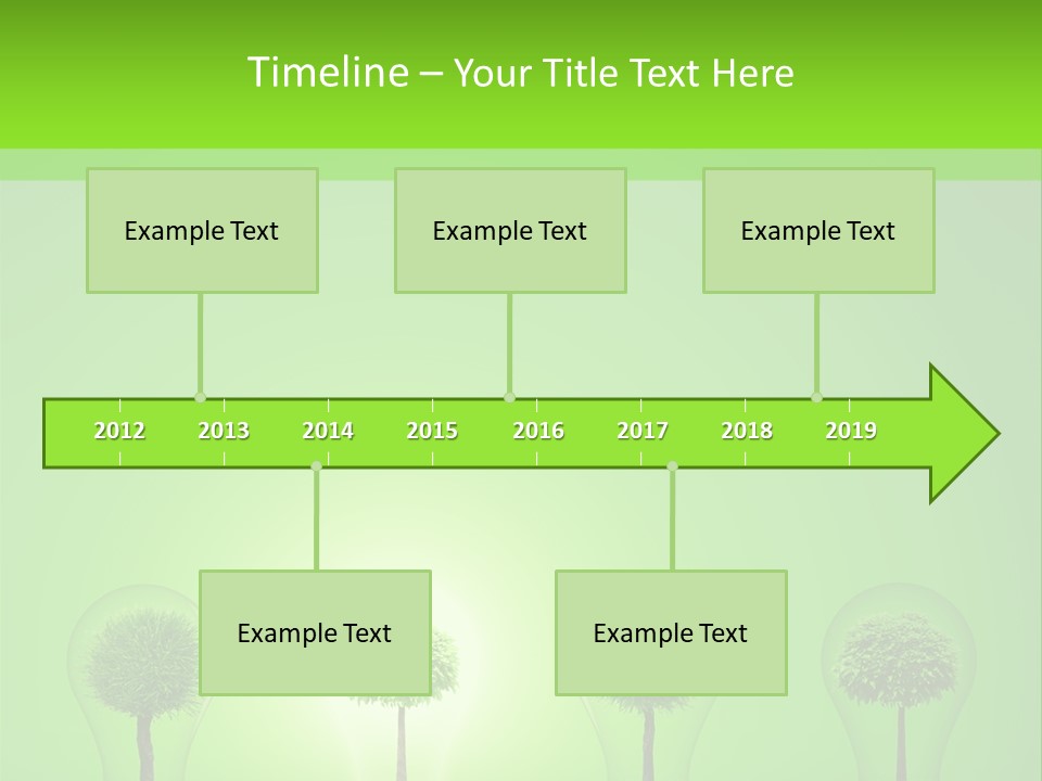 Lightbulb Grass Idea PowerPoint Template