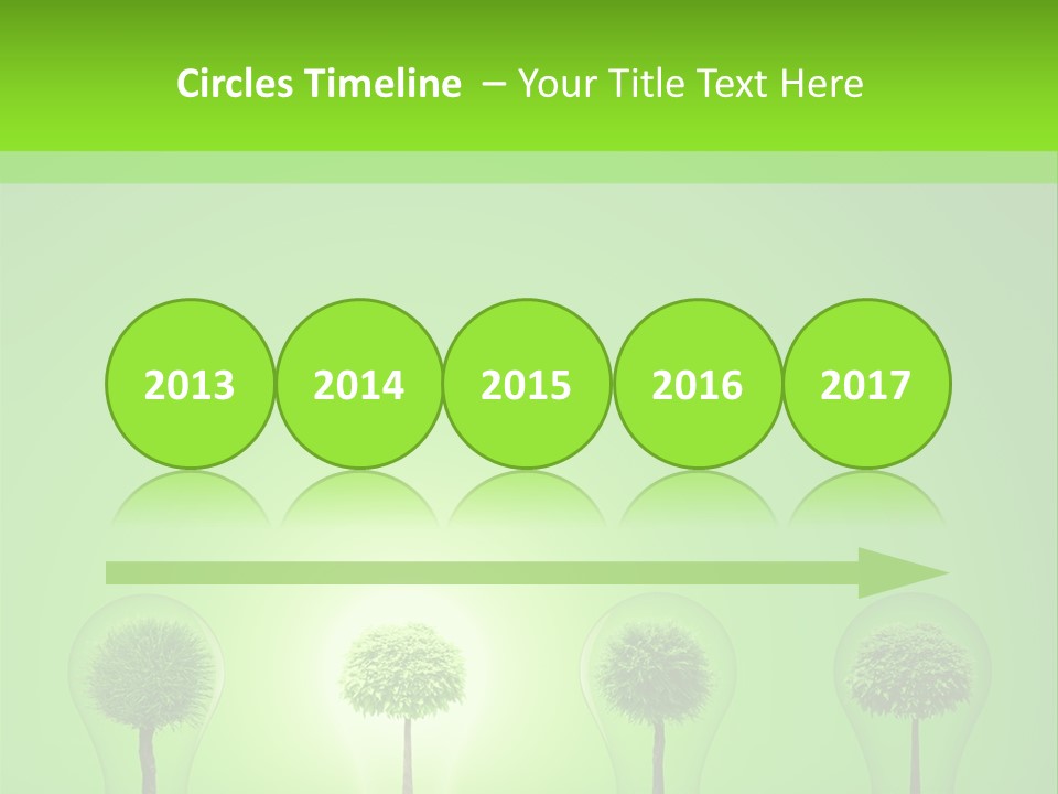 Lightbulb Grass Idea PowerPoint Template
