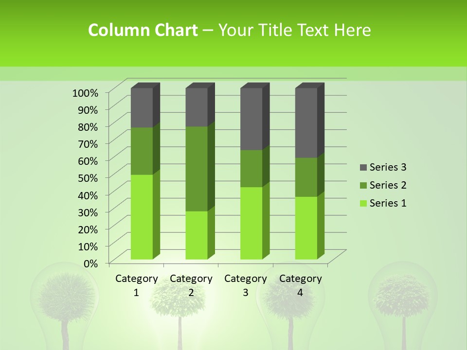 Lightbulb Grass Idea PowerPoint Template