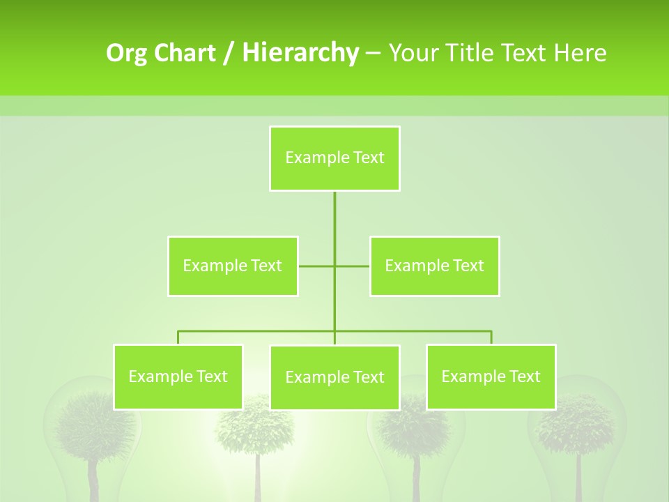 Lightbulb Grass Idea PowerPoint Template