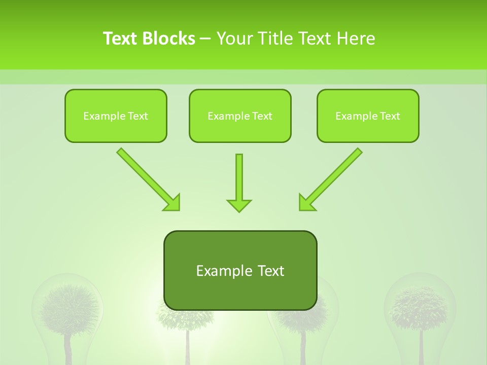Lightbulb Grass Idea PowerPoint Template