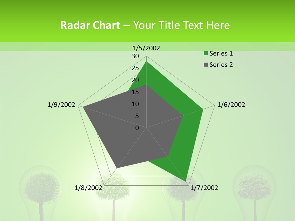 Lightbulb Grass Idea PowerPoint Template