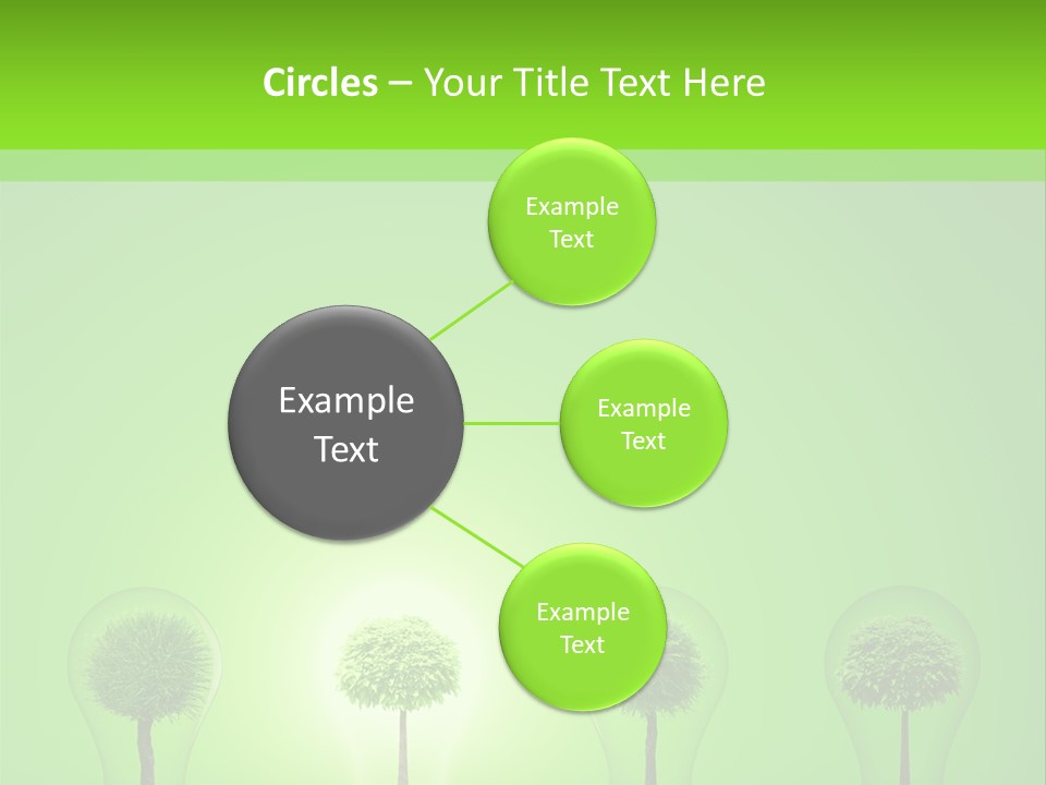 Lightbulb Grass Idea PowerPoint Template