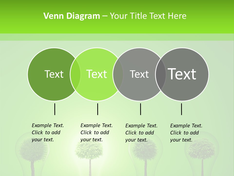 Lightbulb Grass Idea PowerPoint Template