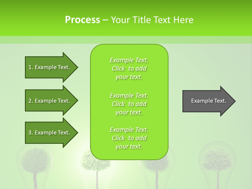 Lightbulb Grass Idea PowerPoint Template