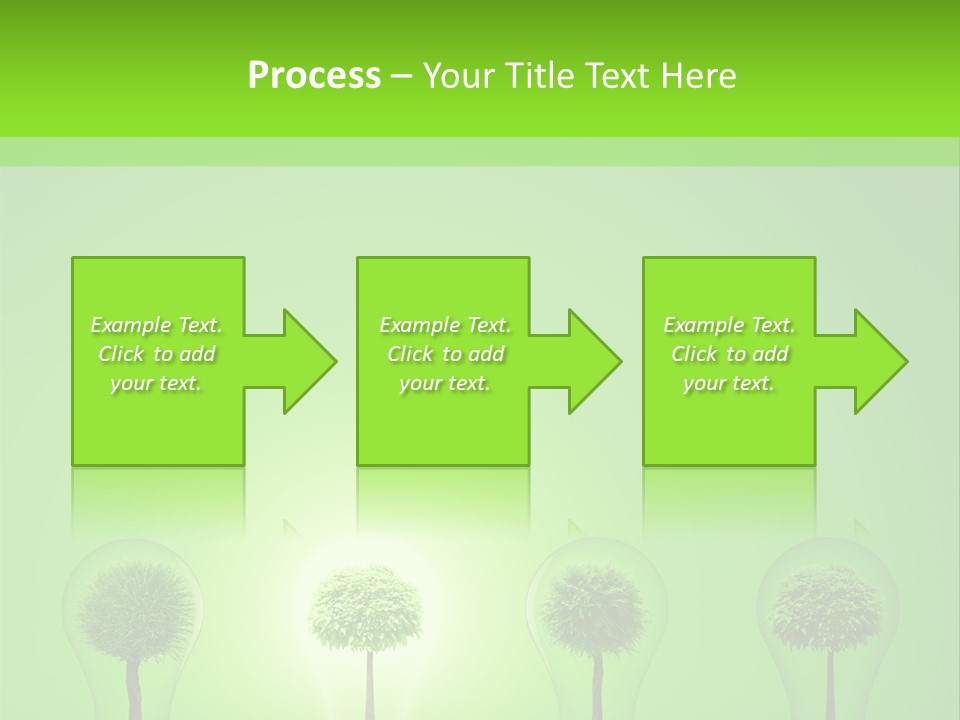 Lightbulb Grass Idea PowerPoint Template