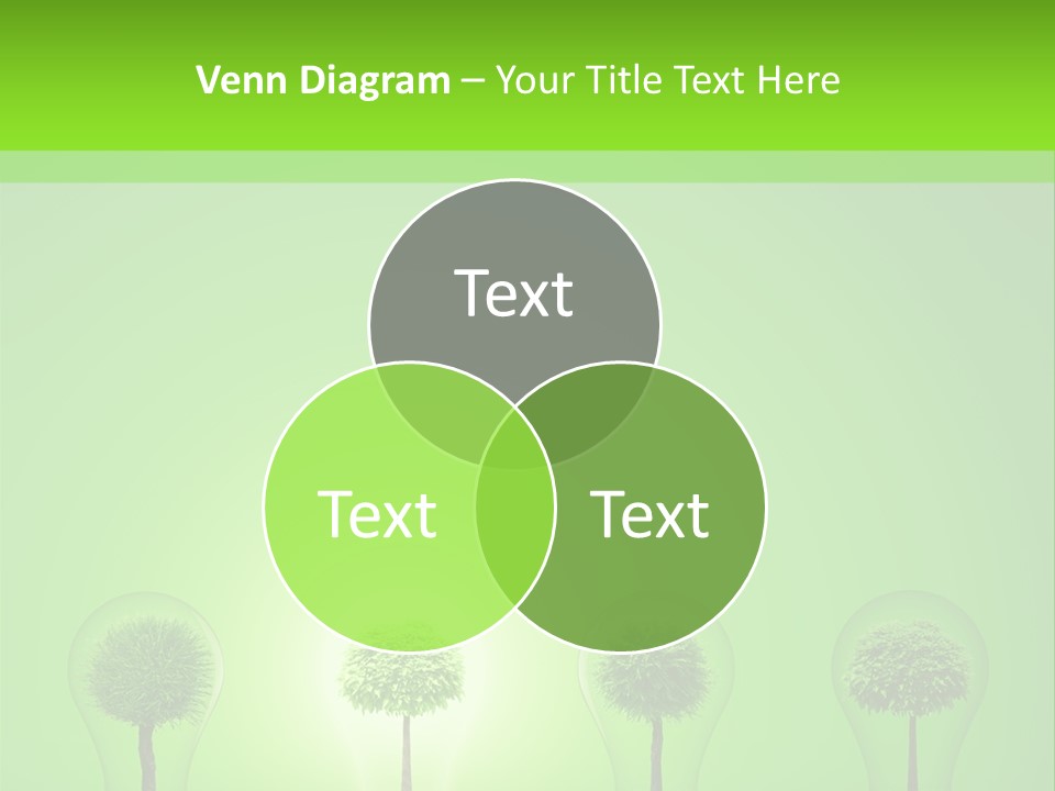 Lightbulb Grass Idea PowerPoint Template