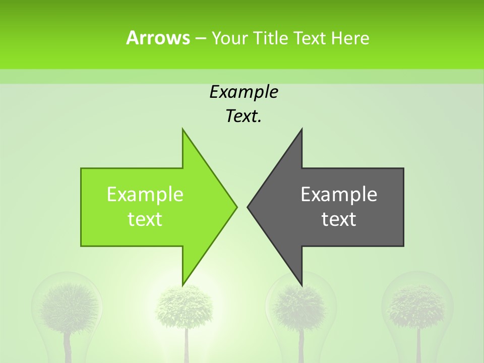 Lightbulb Grass Idea PowerPoint Template