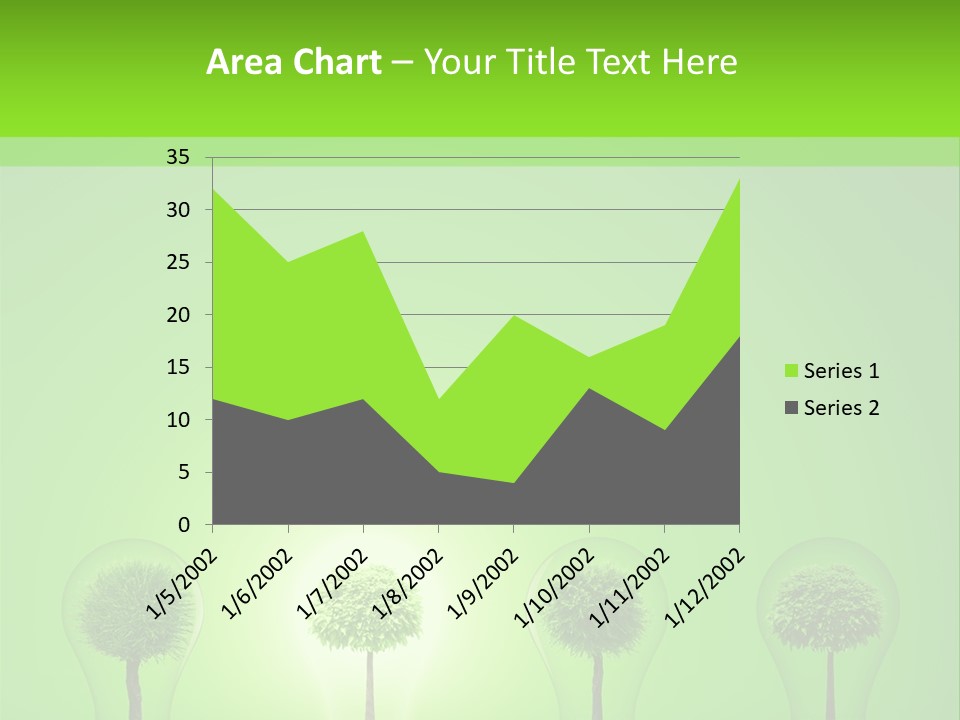 Lightbulb Grass Idea PowerPoint Template