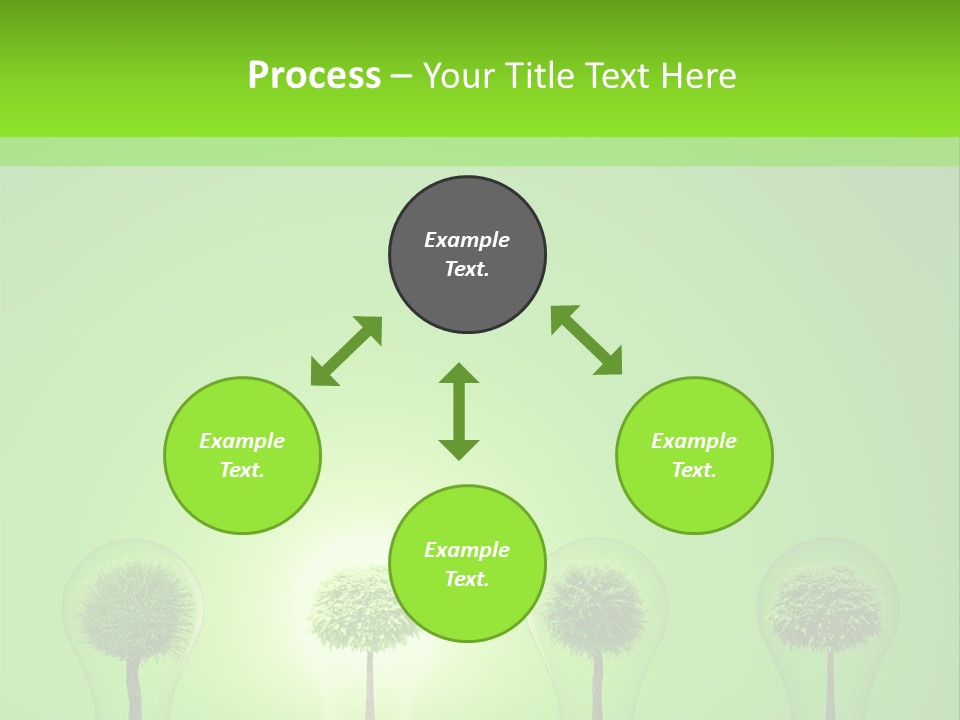 Lightbulb Grass Idea PowerPoint Template
