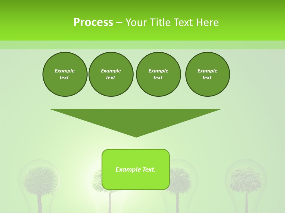 Lightbulb Grass Idea PowerPoint Template