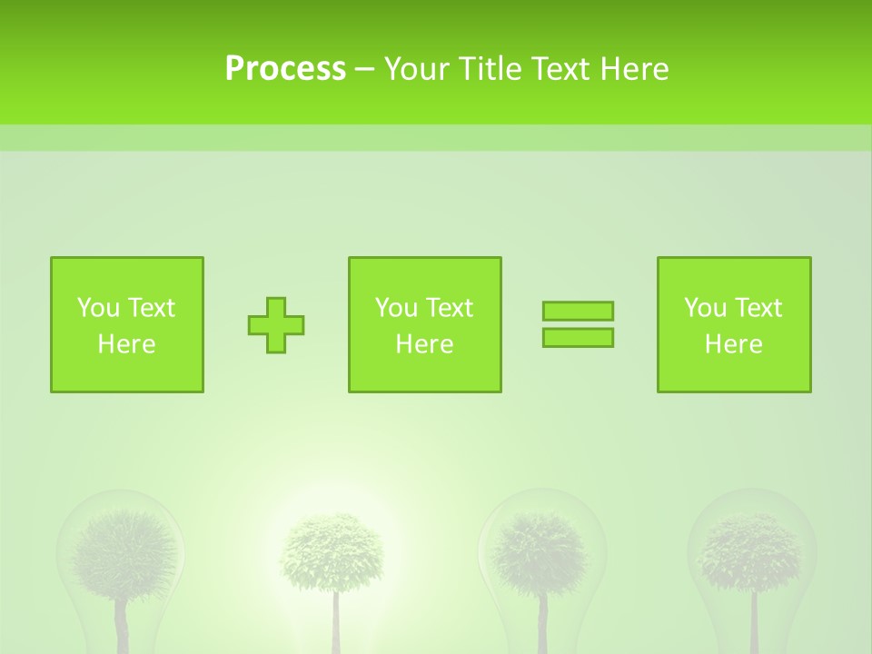 Lightbulb Grass Idea PowerPoint Template