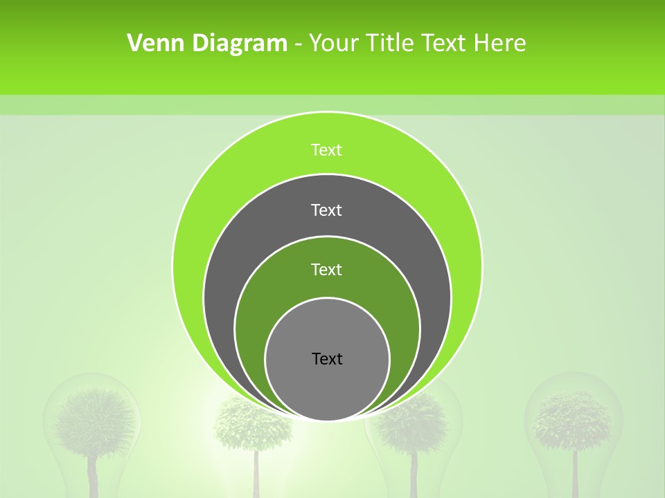 Lightbulb Grass Idea PowerPoint Template
