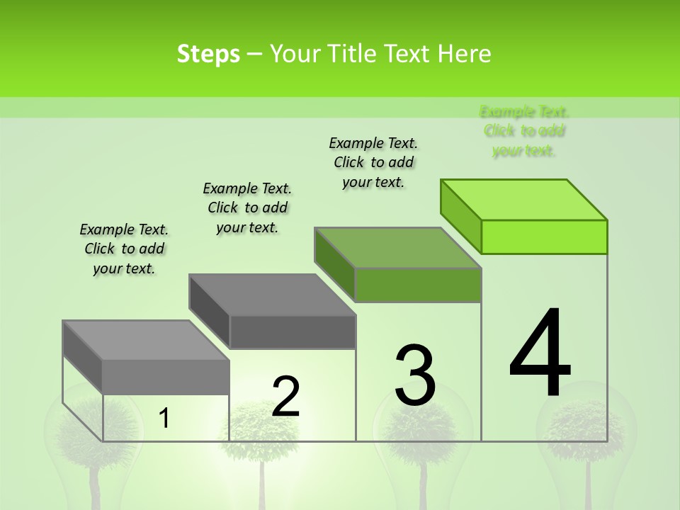 Lightbulb Grass Idea PowerPoint Template